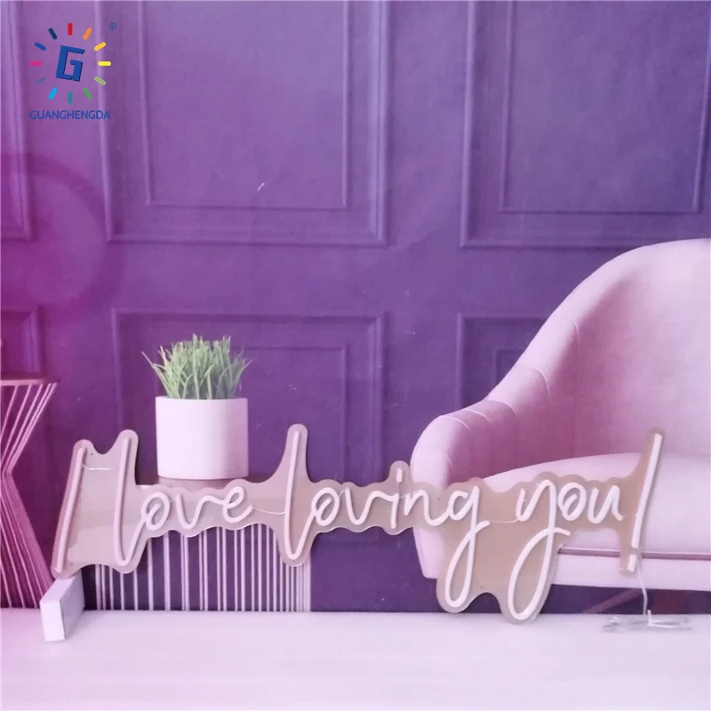 OUX Dropshipping Free Design Custom Led Neon Sign Letters Led Custom Beer Neon Sign Board Light Custom Neon Sign