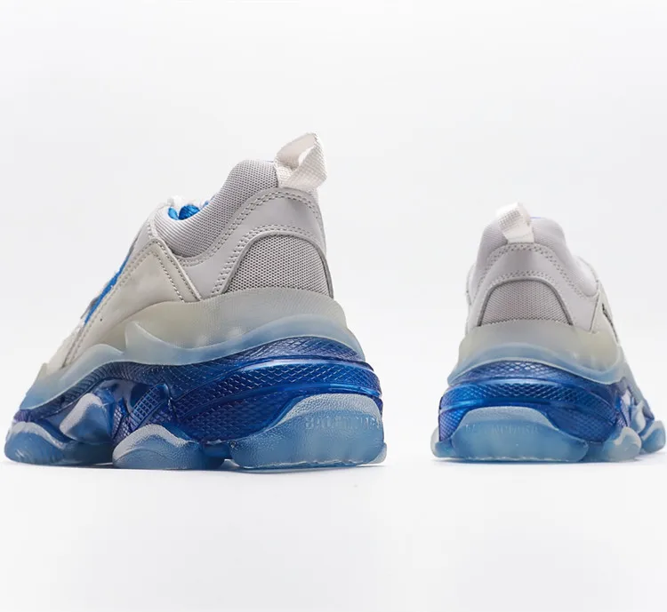 Оптовая продажа, обувь на толстой подошве для папы, модная амортизирующая повседневная обувь Balanciaga для мужчин и женщин