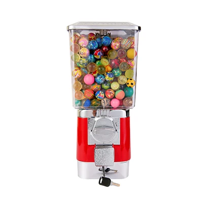 Factory price candy gum ball bouncy ball small capsule toy vending machine with drawer
