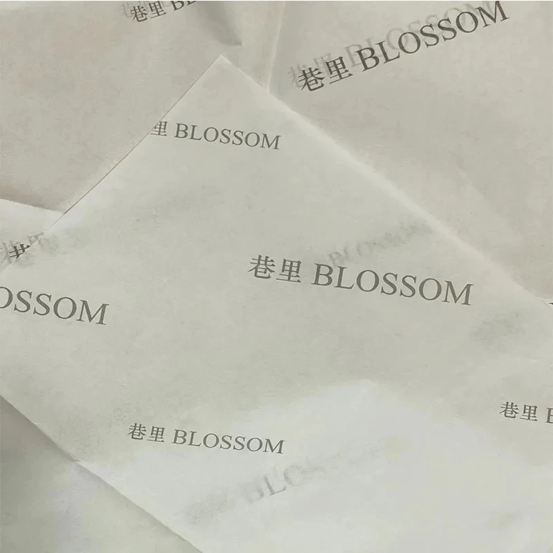 17gsm wholesale custom printed logo wrapping  tissue paper for packing