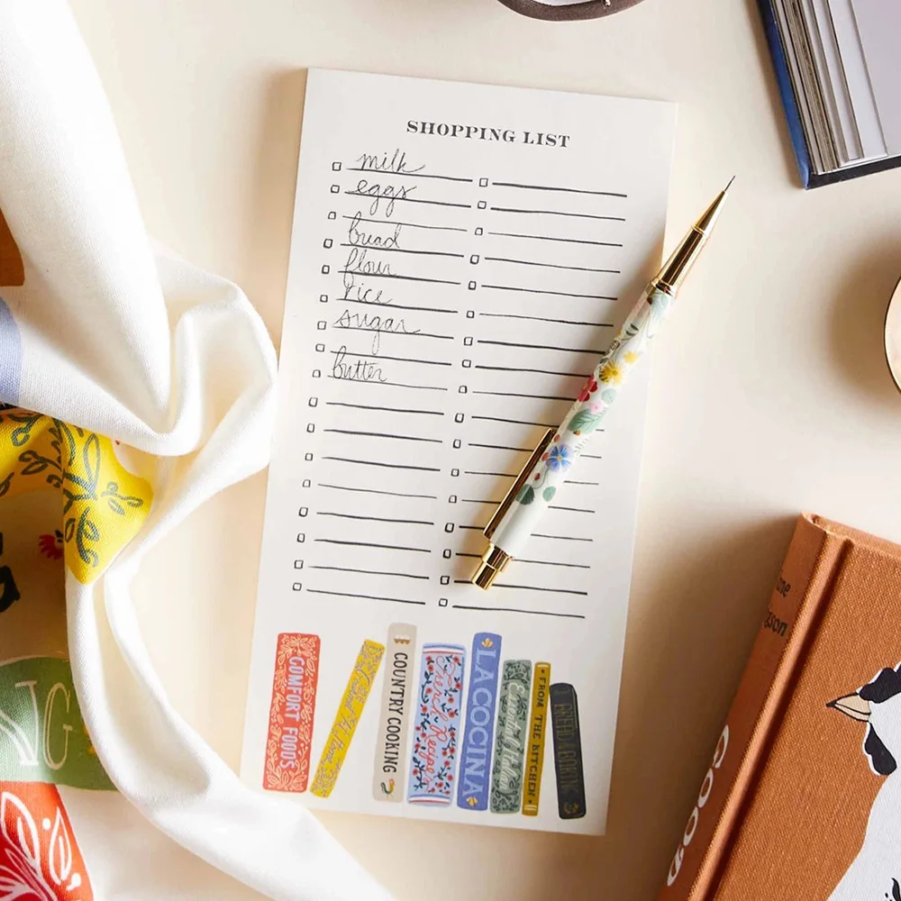 Custom Printed Die Cut Magnet Shopping Market Fridge To-do List Notepad Memo Notes Pads