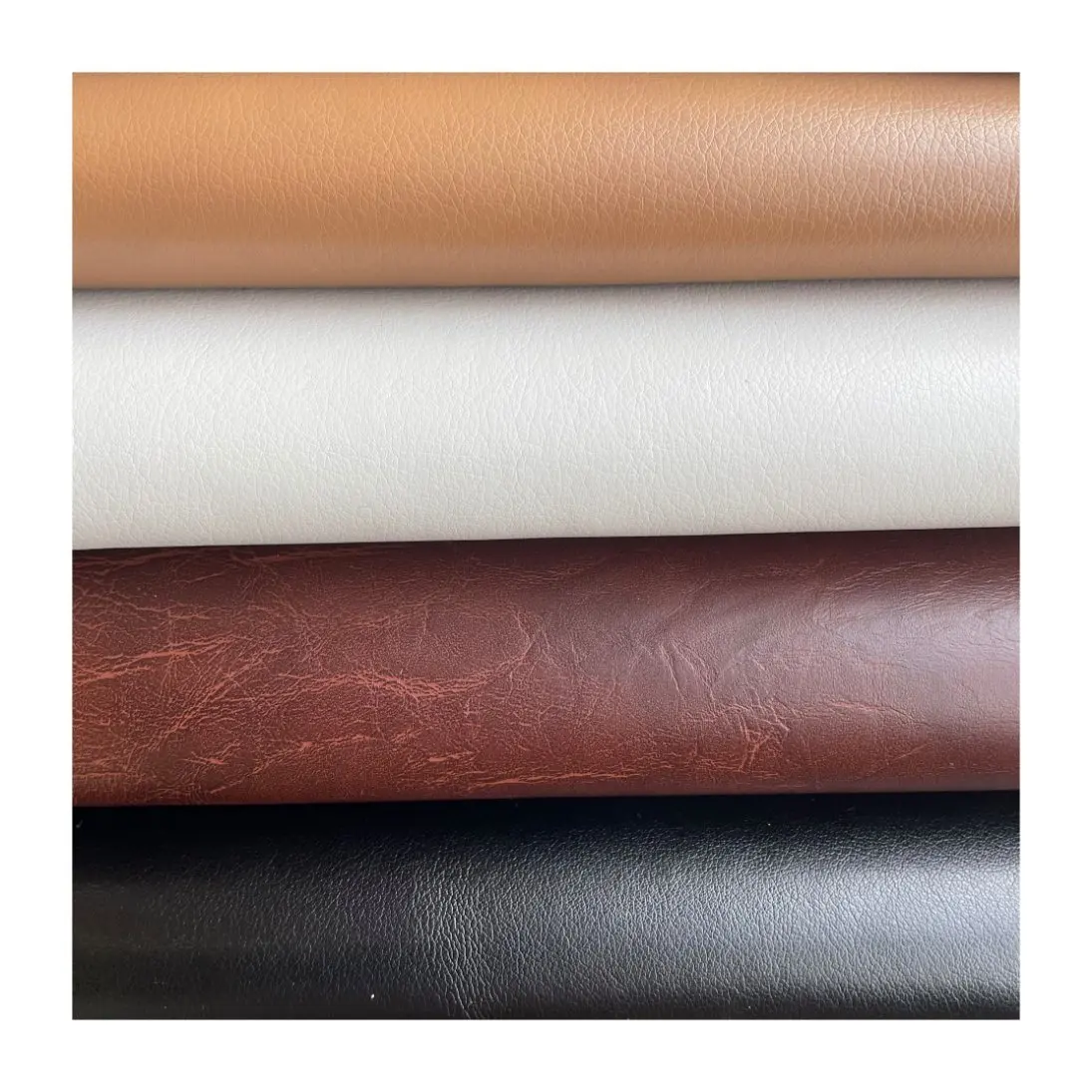 
Hot Sell Printed Furniture Customize Bonded Backing Faux PU sofa Leather 