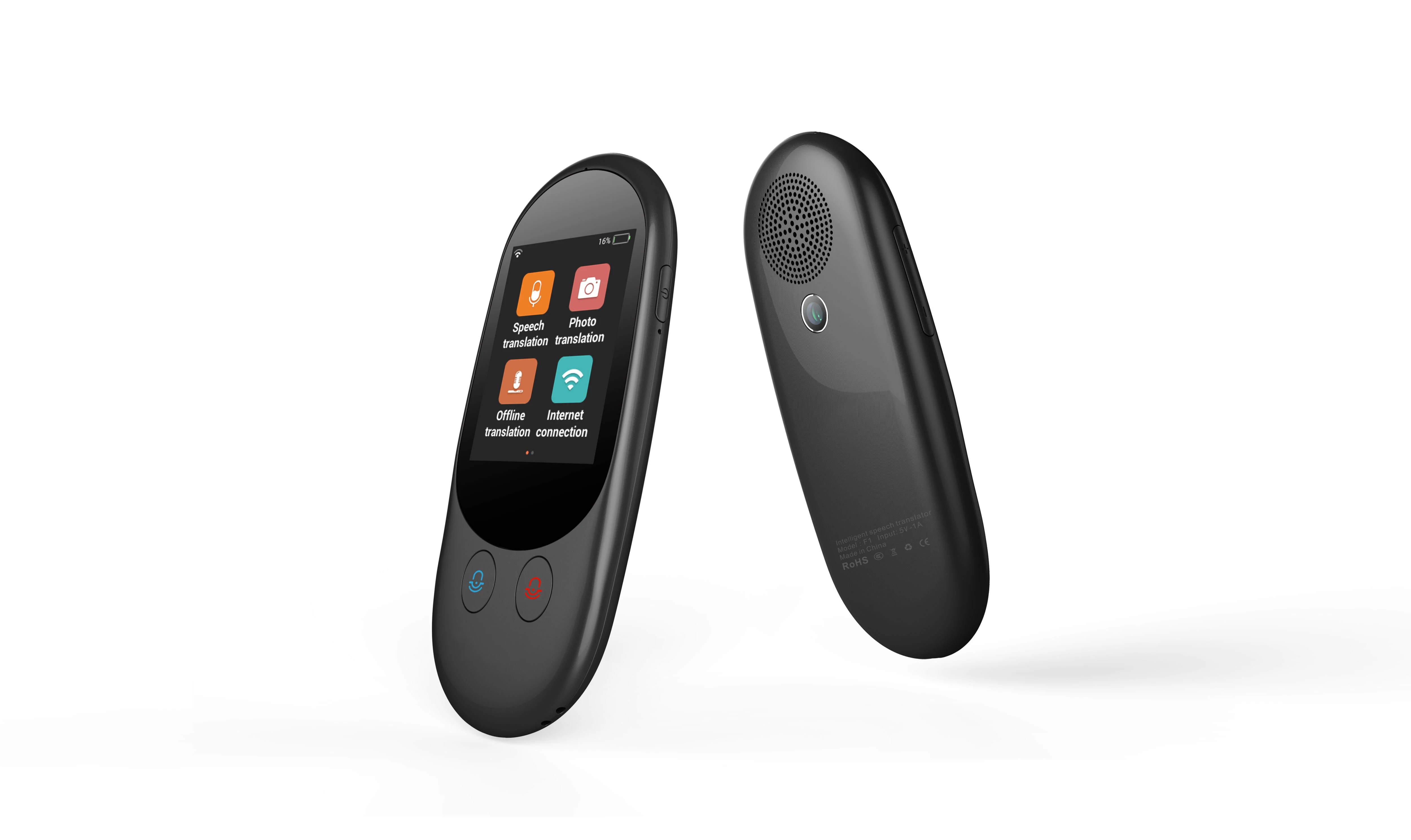 Лидер продаж, компактное беспроводное устройство перевода на английском языке с поддержкой 85 языков, умное портативное карманное устройство перевода на английском языке