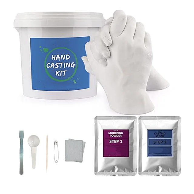 Cheap price 3d hand casting kit alginate impression powder hand casting kit 3d gift hand moulding kit