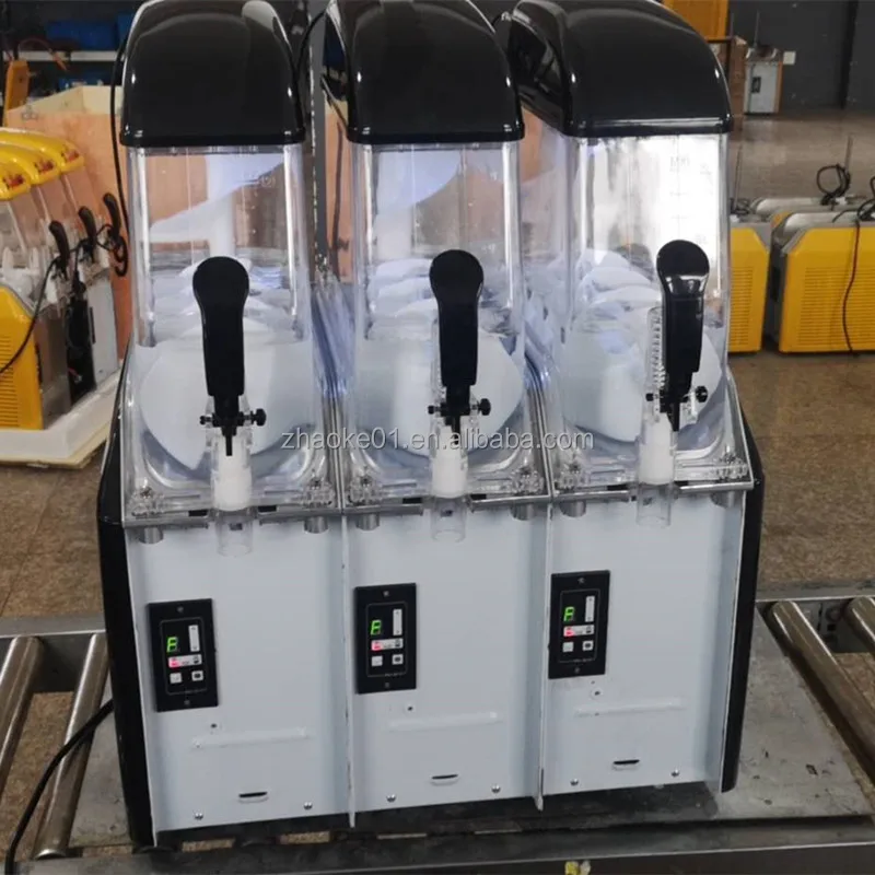 Low-priced  12-liter three-cylinder slush machine frozen beverage dispenser slush machine commercial