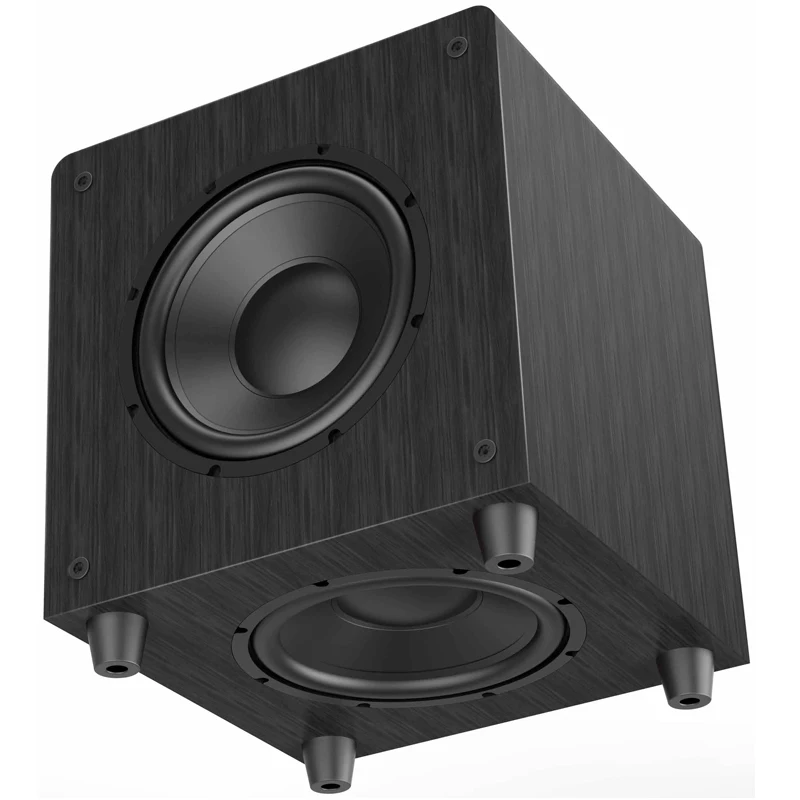 China Subwoofers Factory OEM and ODM Dynamic Dual Powered Subwoofer 12 inch DSP Function Home Theater HiFi Subwoofer Speaker