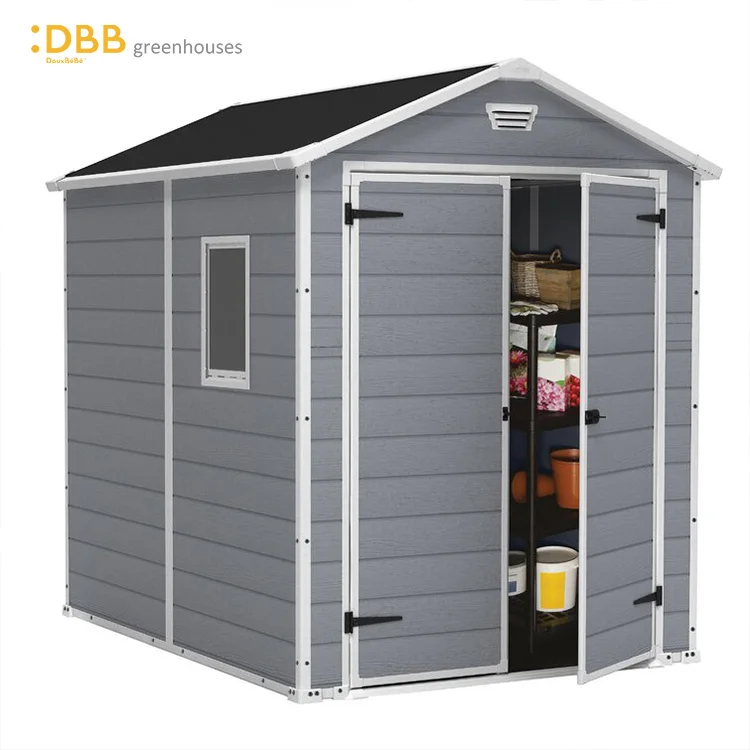 High Quality Plastic Storage Shed Carport Garden Storage Shed Custom Pp Outdoor Storage