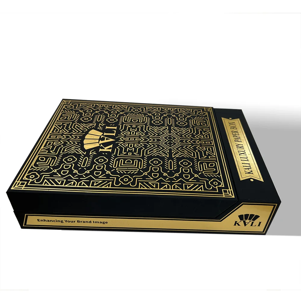 Custom Design  Wholesale Black Cosmetic Pump Spray Package Box Ramadan Arabic Vintage Perfume Box