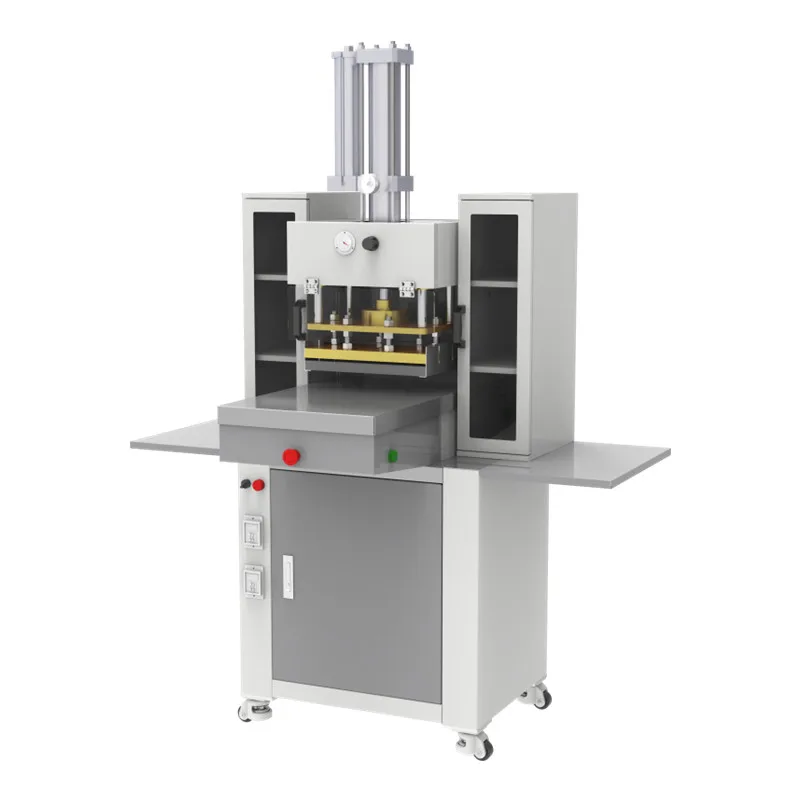 High Security Adjustable Pressurisation System Pneumatic Cutting Clicker Machines for Shoe Making