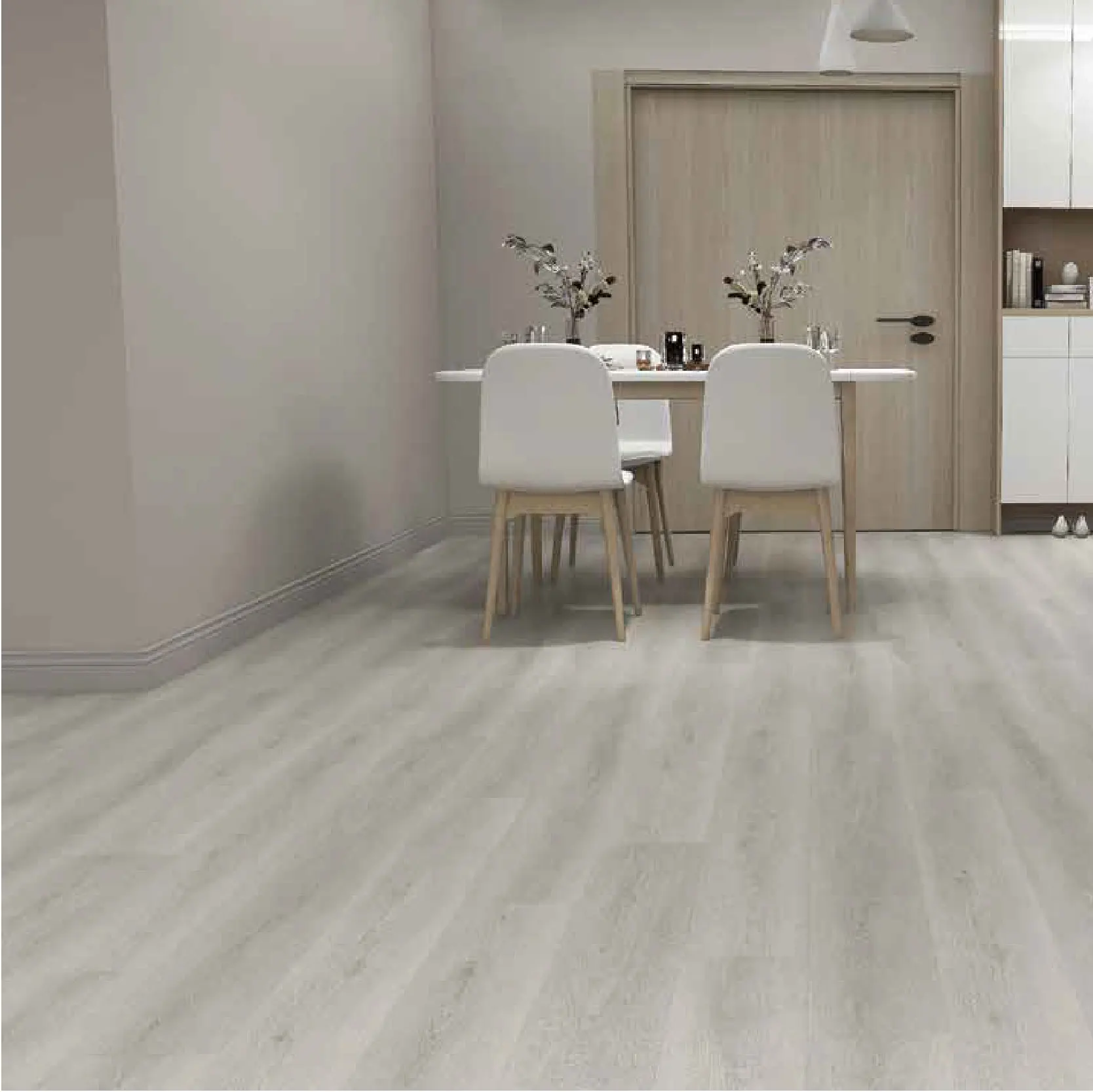 Commercial vinyl plank flooring  fireproof hot selling stone embossed anti flexible glue down