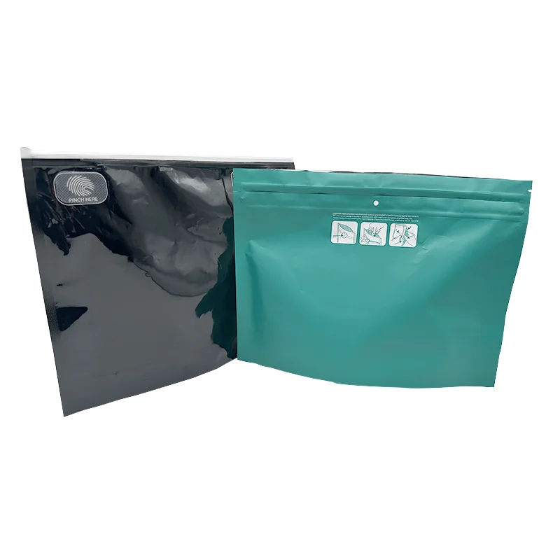 Reusable Zipper  seal Stand Up Pouch Silver Vacuum Aluminum Foil  Resealable  1 2 5 gallon Ziplock  mylar bags for food storage