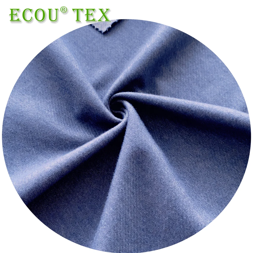Джинсовая ткань 100% tencel с перекрестным Люком цвета индиго