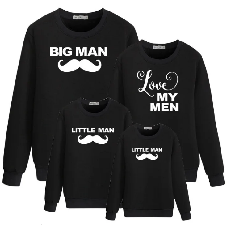 
2020 Hot Selling Family Matching Outfit Parent-Child Outfit Mother and Son Soft Long Sleeves T Shirt for Family 