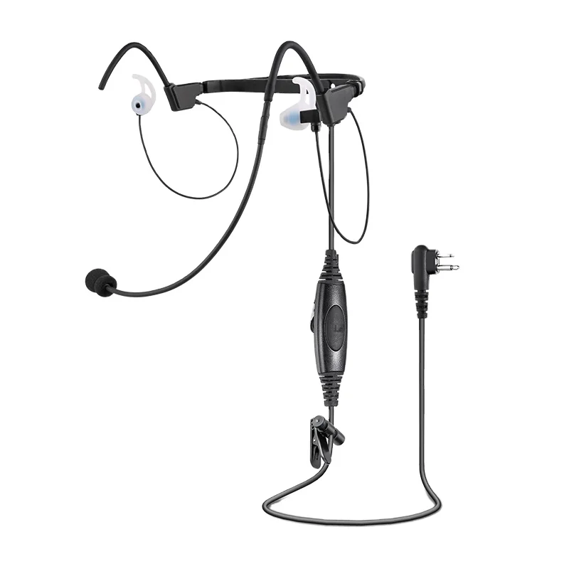 RAYTALK 1Ear type ultra-lighbehind the head headset confrotable adjustable soft rubberizing