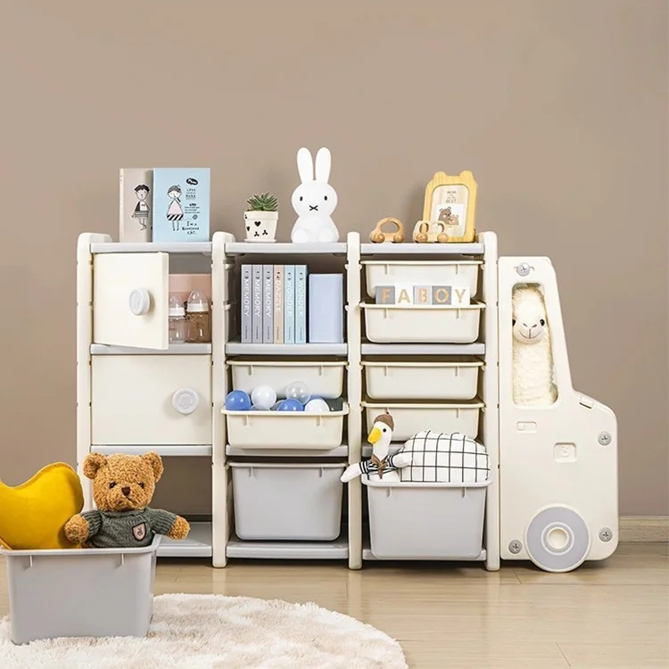 Детский шкаф для хранения в современном стиле, детские шкафы для хранения игрушек в форме автомобиля