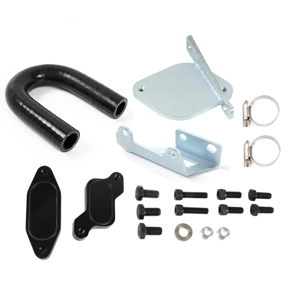 EGR Valve Cooler Delete Kit For 2007.5-2010 Chevrolet EGR Valve Kit Billet Intake Plate GMC GM 6.6L 6.6 Duramax LMM