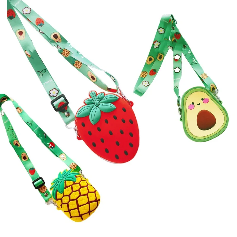 Силиконовая сумка на плечо для девочек