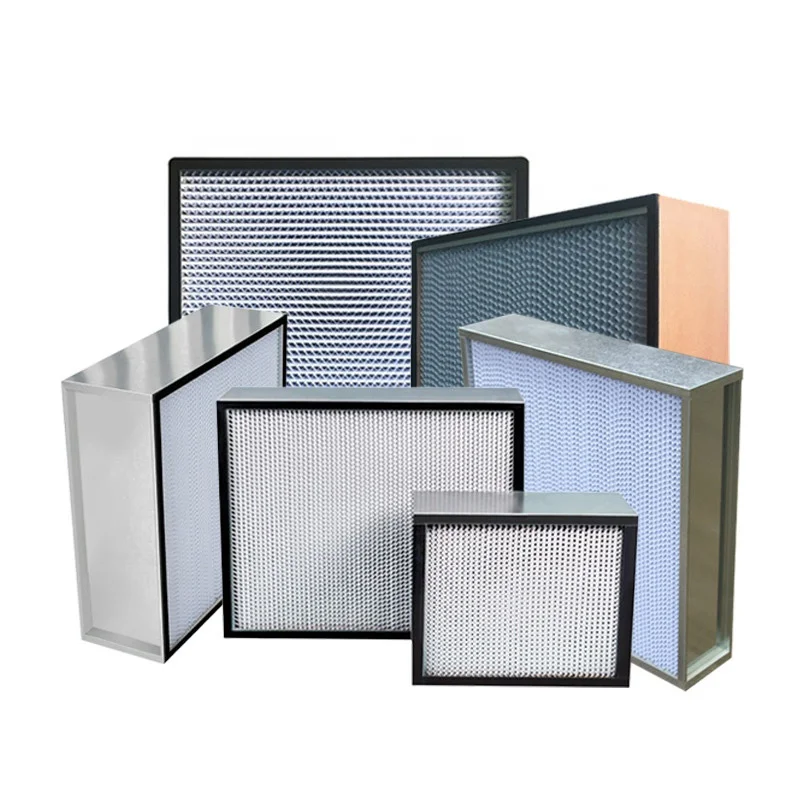 Customized 12*24/24*24*12 HEPA Air Filter For Clean Room H13 H14 Laminar Flow Hood Box Air Filter