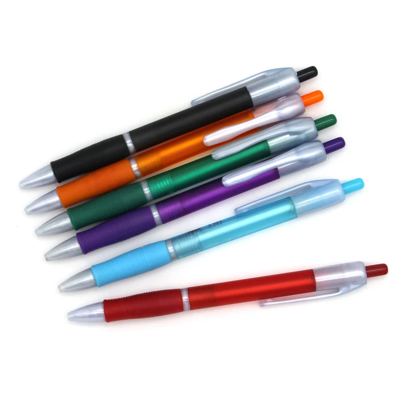 Factory Wholesale Custom Logo Ball Point Pen Cheap 4-Color Advertising Metal Plastic Pen for Automotive & Insurance Promotion