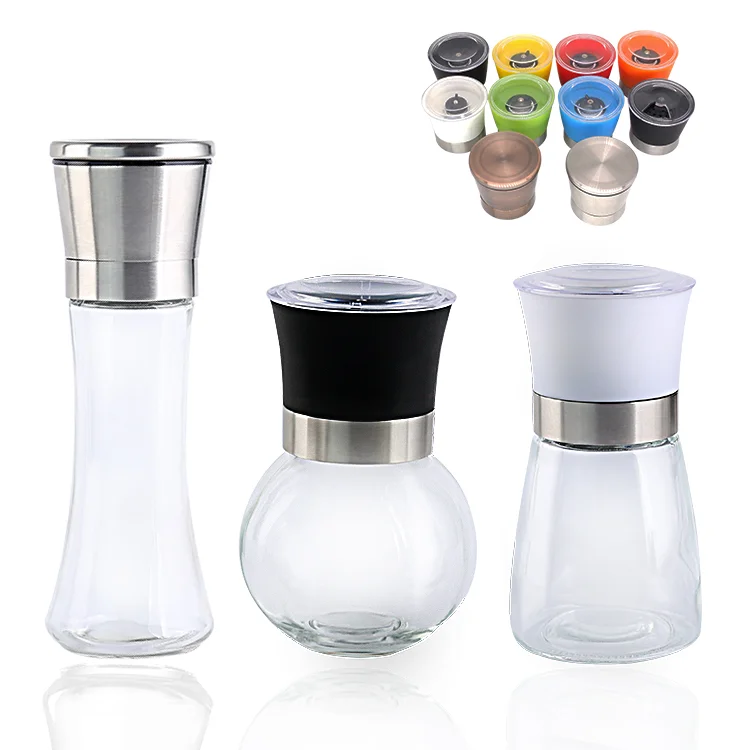 Hot kitchen gadgets colourful function stainless steel  molinillo molino para sal, high quality moulin sel poivre