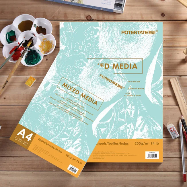 Potentate Artist Painting Drawing Watercolor Paper Bristol Mixed Media Pad A4