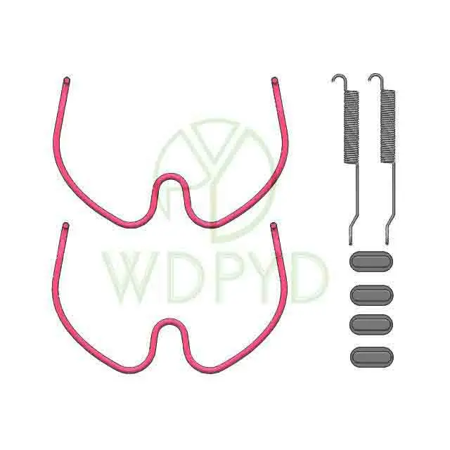 Набор для ремонта тормозной колодки H7324, комплект оборудования тормозной колодки, комплект тормозной пружины для CHEVROLET кавалеров, PONTIAC SUNFIRE, SATURN ION
