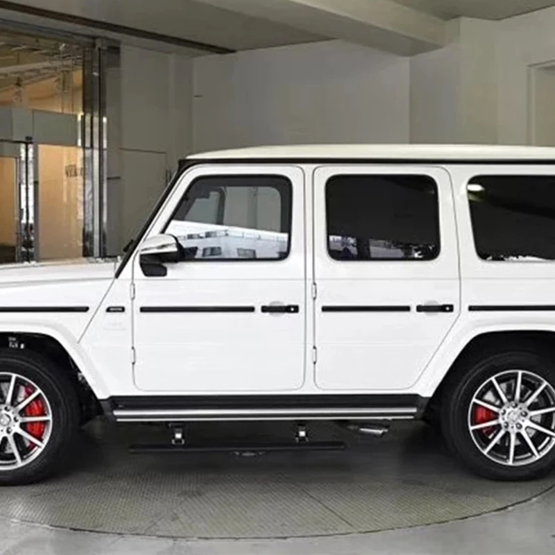 W464 Electric Side Step Short Style Stainless Steel Car Body Side Accessories G350 G500 G63 Auto Tuning Parts