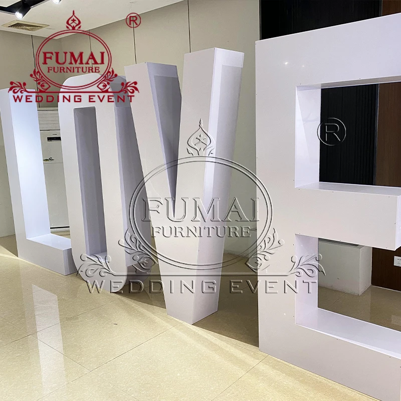 Letter Shape Size Wedding Decoration Love Stage Backdrop Stand For Event Stage