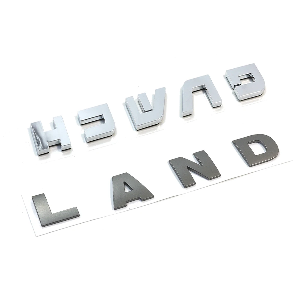 Factory Wholesale High Quality Chrome Plated Metal Car Emblem Logo Letter Design Hood Decoration car badge emblem