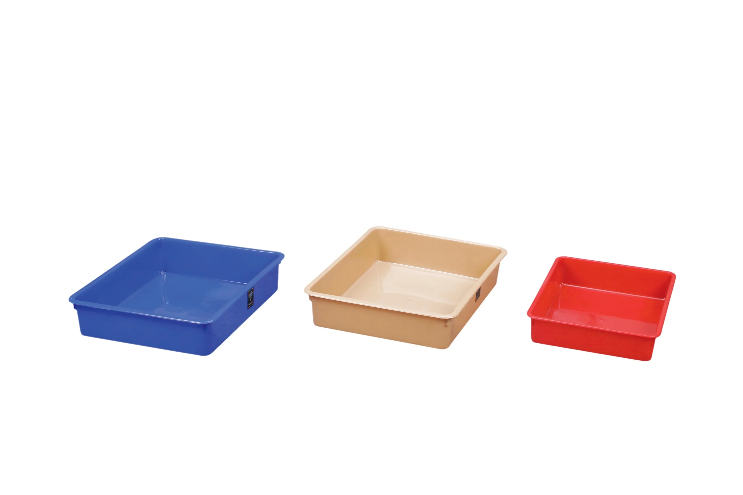 
High quality wholesale rectangular plastic manufacturers suppliers fruit food trays with handle 