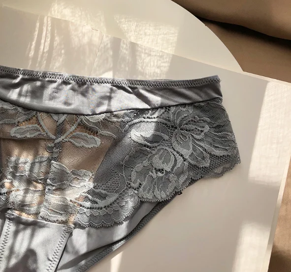 French style hot girls fancy lace panties plus size ladies underwear women