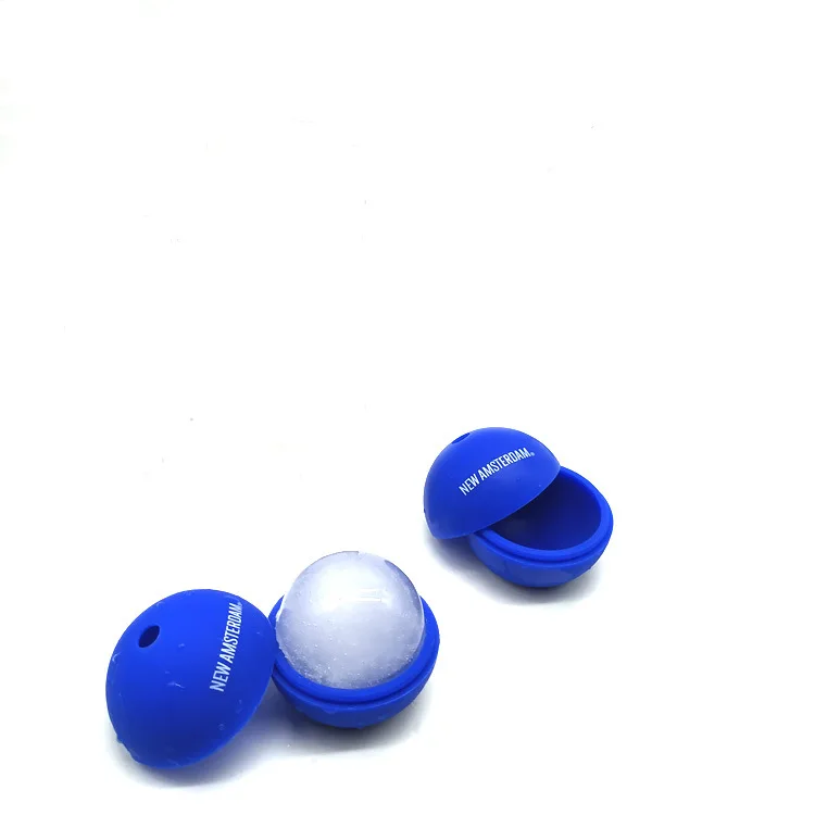 Hot sale single hole silicone ice hockey mold round DIY silica gel ice making mould