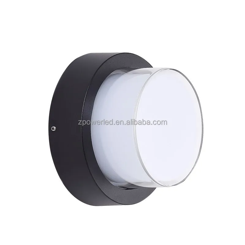 Modern Square Aluminum IP65 Outdoor Wall Lamps Mounted Installation 6w 12w LED Wall Bracket Light