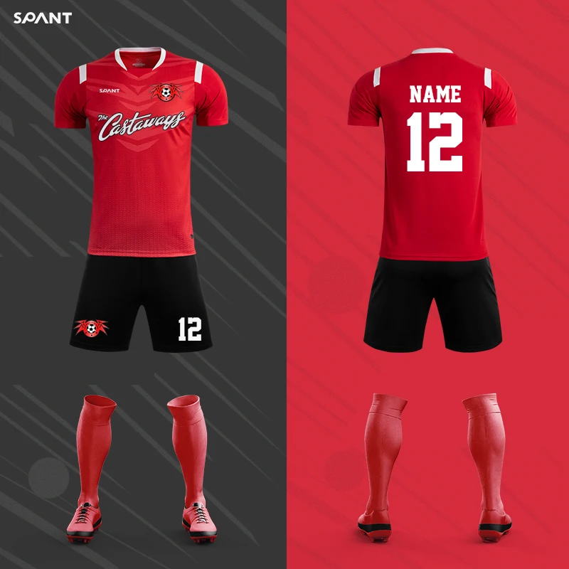 Custom High Quality Thai Football Jersey Fans Sports Picture Frame Soccer Jersey Uniform XS Size New Style Sets