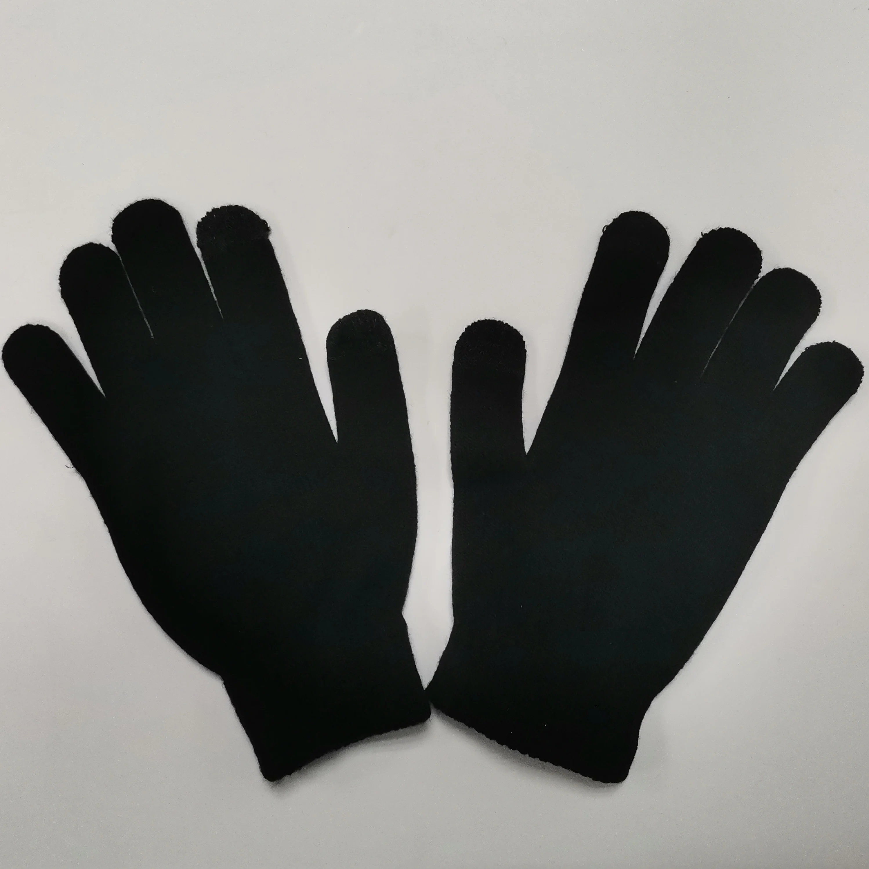 Biumart Heat Resistant Gloves for Hair Curler Straightener Hand Protection Silicone Anti-slip Black Styling