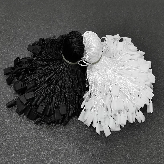 High Grade Bullet Line Rope Hand Spot Clothing Tag Hanging Grain Hang Ta String Seal Custom Size Color For Bag