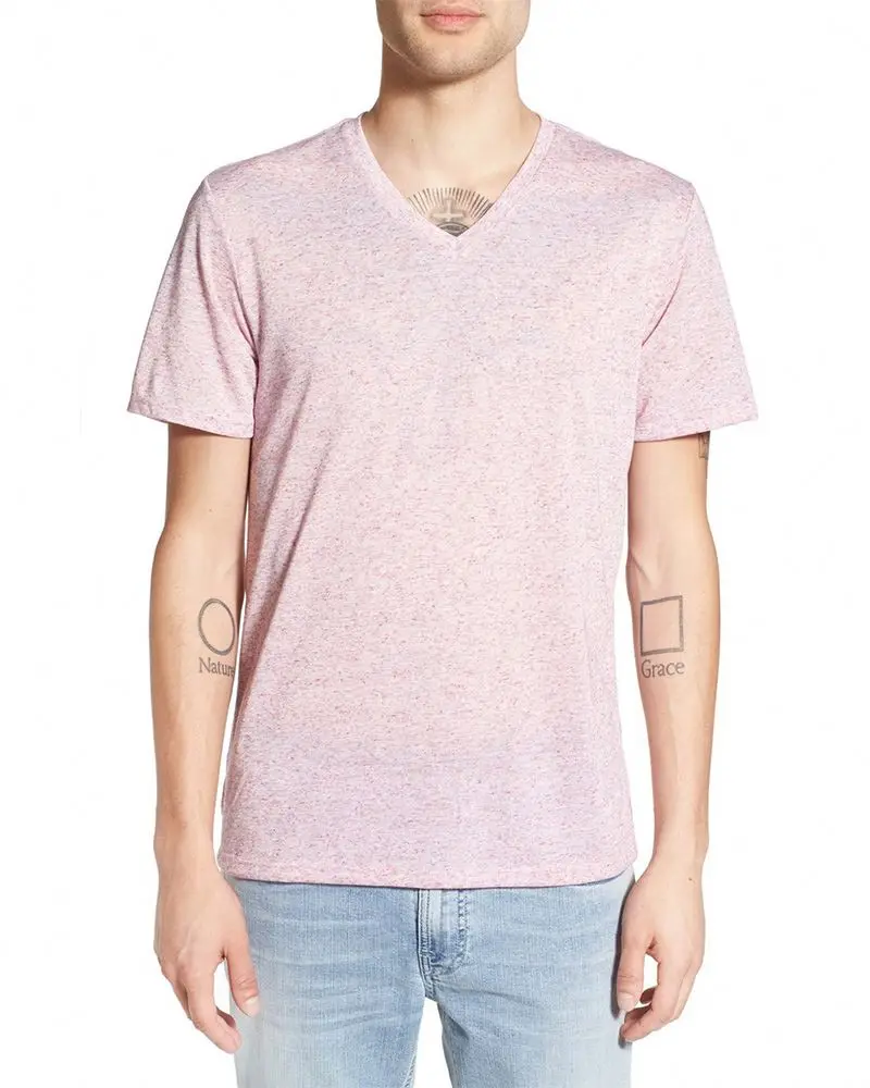 Jersey v neck man summer clothes t shirt turkey