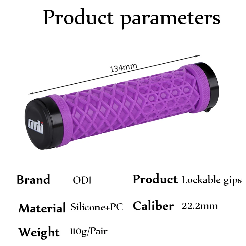 ODI OEM/ODM Mountain Bike Grip Grips Non-Slip BMX Balance Covers Bicycle Parts With Aluminum Locking Rings