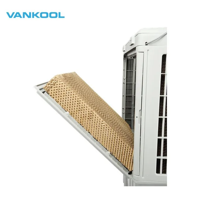 9000cmh portable evaporative air conditioner fan with black color