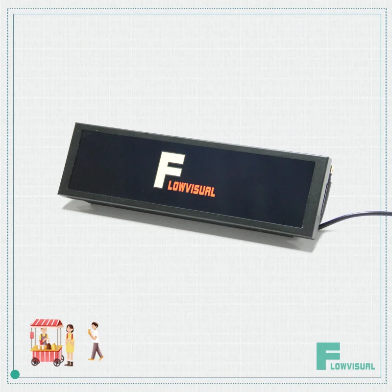 Long Bar lcd shelf advertising screen media