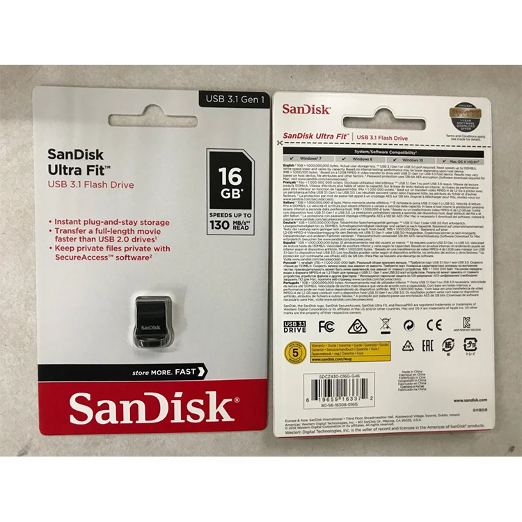 SDCZ430 Ultra Fit USB 3.1 Flash Drive