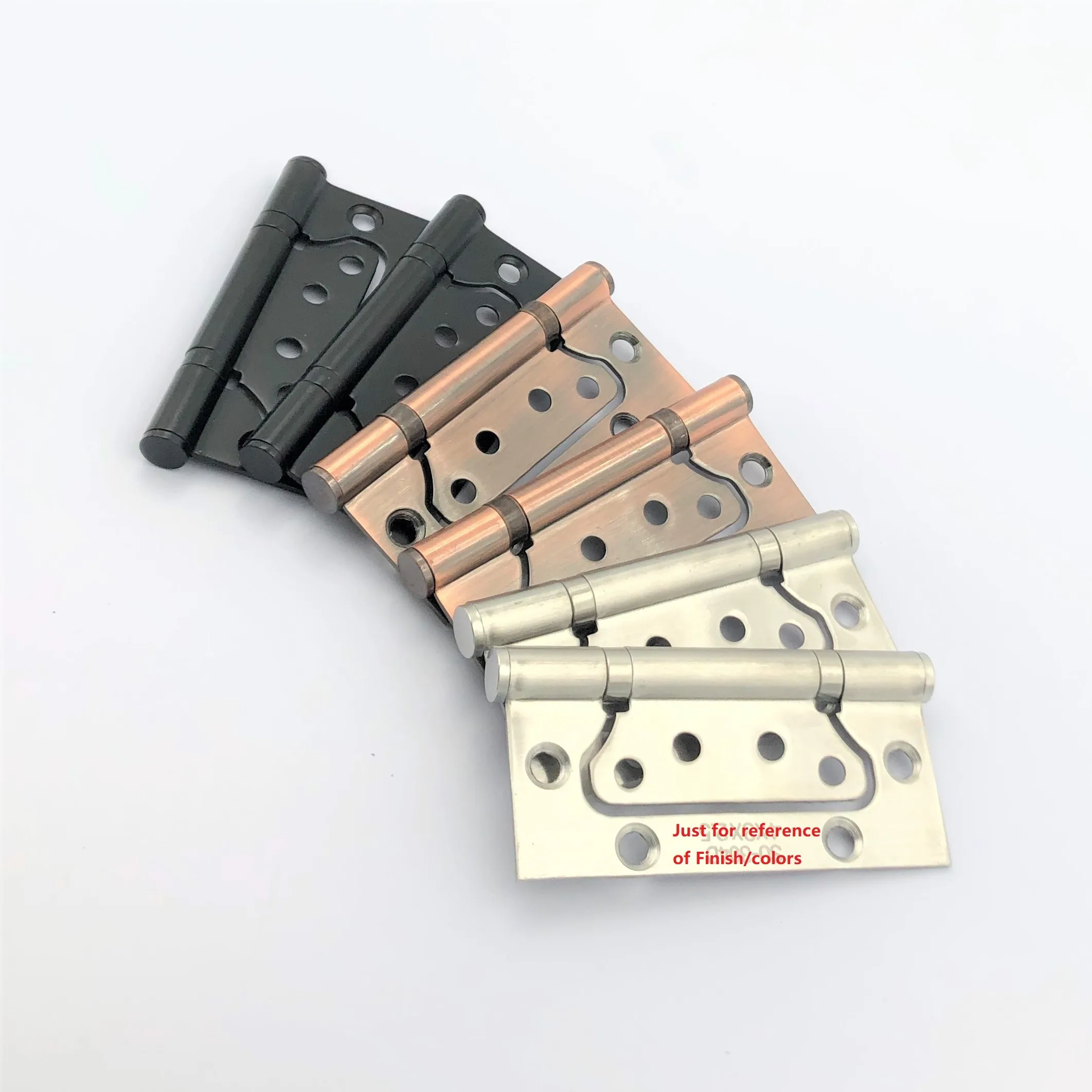 5 inch cheap type SUS201 stainless steel flush ball bearing rotating butt wooden door hinge