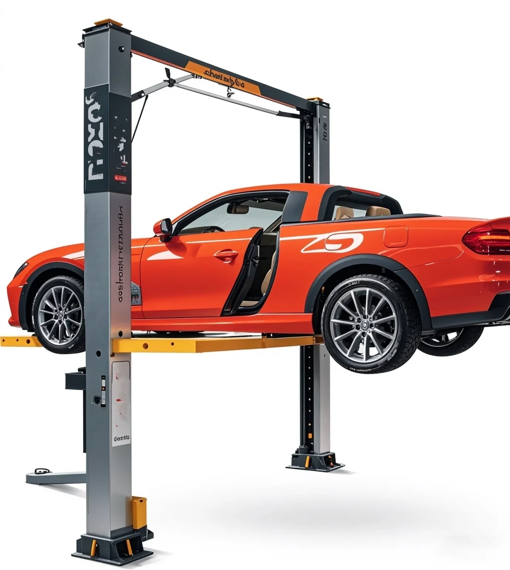 Mobile four post vehicle hoist CE certification 2 post hydraulic car lift for sale auto parking lift