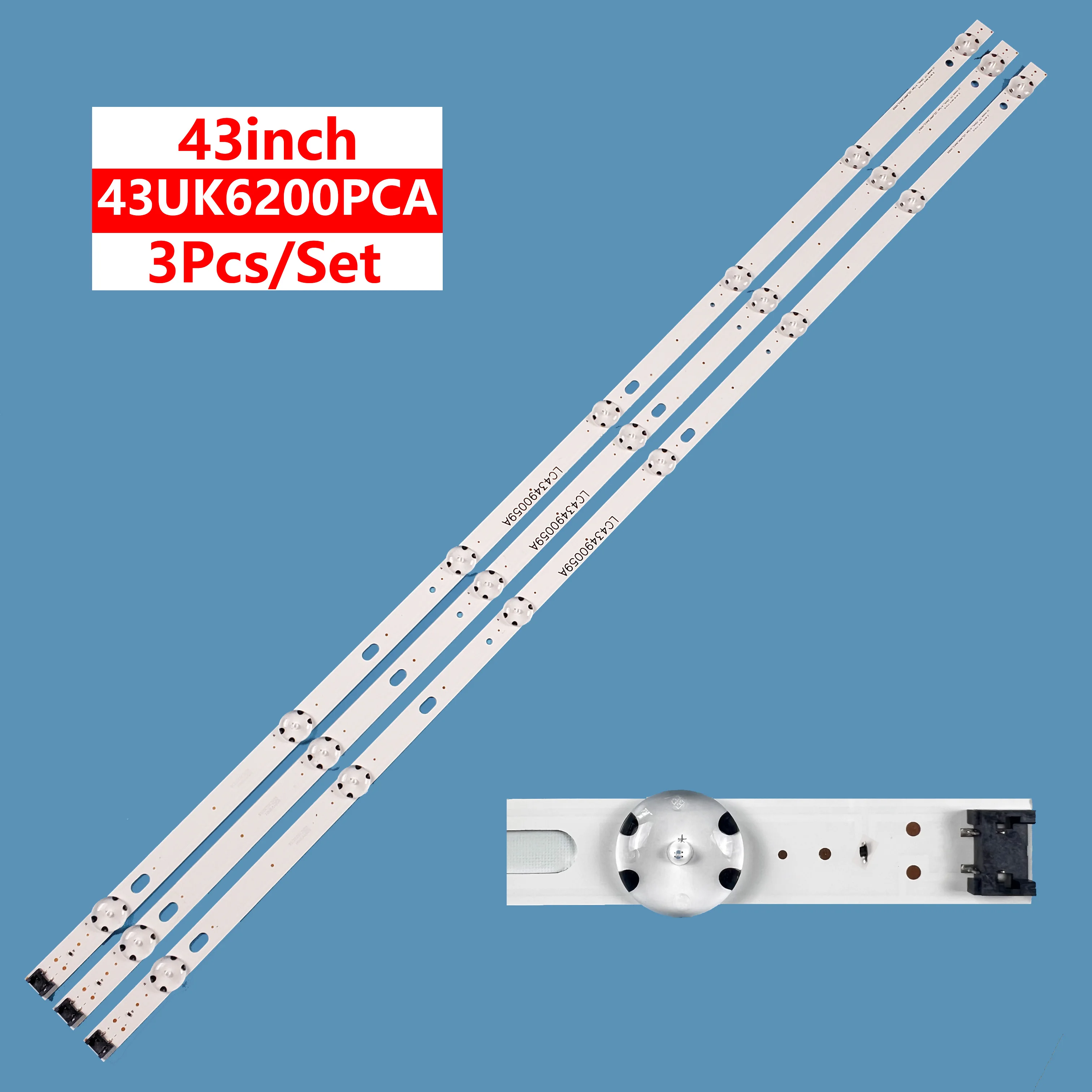 tv backlight led strip  LC43490058A/LC43490059A/ LC43490060A/LC43490062A LED bar fot tv 43UJ6300 to repair