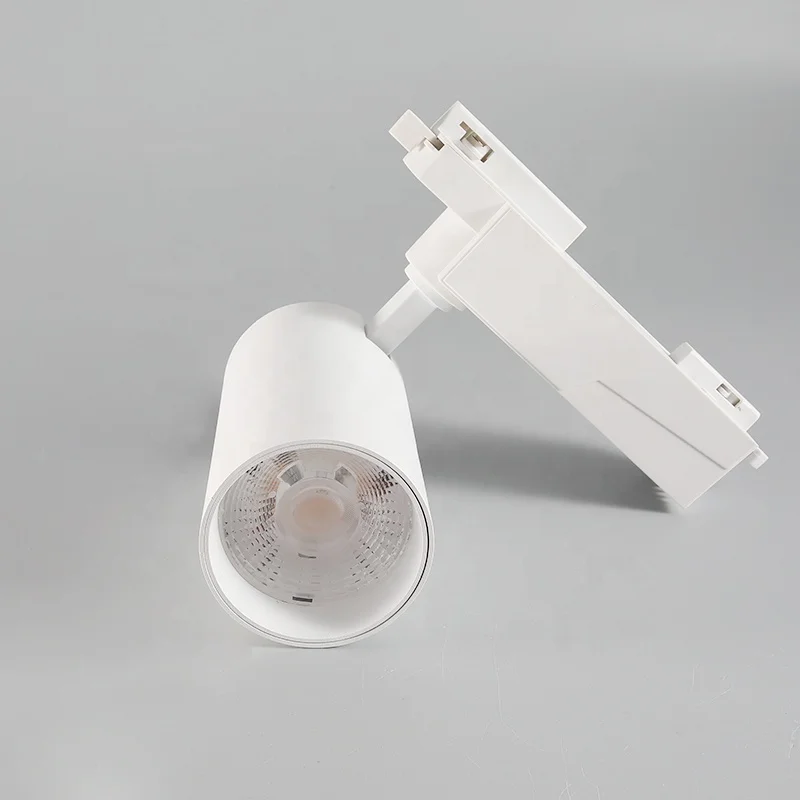 New Design Aluminum Adjustable Track Light Fixture COB Ceiling Spot Led Track Light  Housing