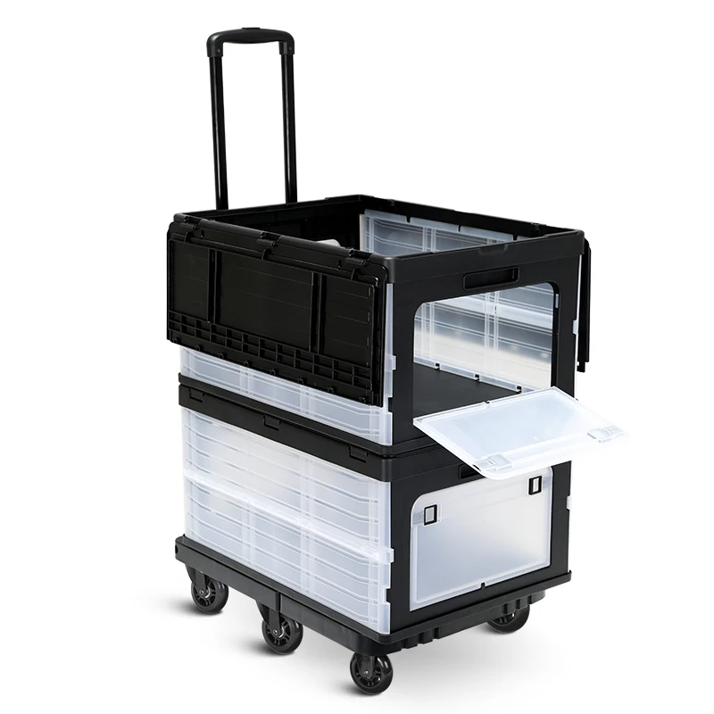 OEM ODM PP materials with seven Universal wheels trolley max loading 220 kg PU wheels furniture movers trolley