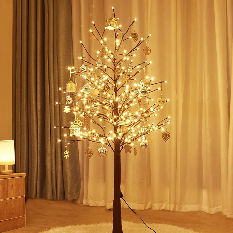 C098 New Trens LED Lighted Christmas Tree Multiple Sizes artificial tree Christmas New Year Decorations