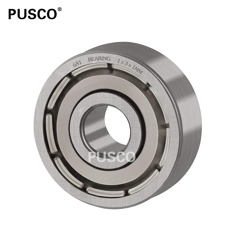 PUSCO Miniature Ball Bearings 681 Low Noise Mini  Deep Groove Ball Bearing 687