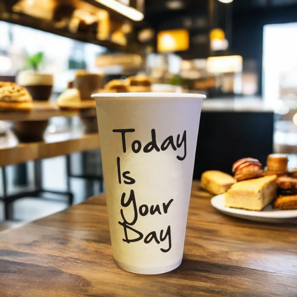 Gobest Eco-friendly 12 oz Single Wall Bamboo Cardboard Cup Custom Logo Color Paper Drink Glasses Coffee Ice Cream Personalized