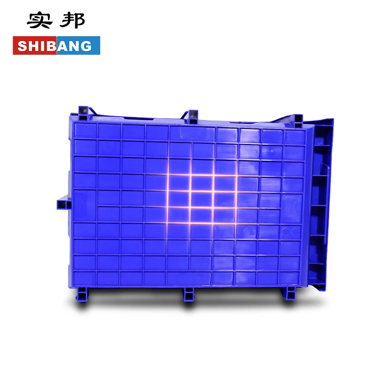 Customized A2 Size Warehouse Storage Organizer Bins Plastic Turnover Box
